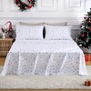 Christmas Printed Cotton Flannel Sheet Set - 2 of 4