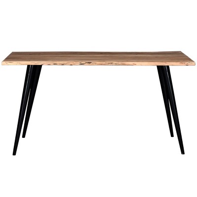 NicBex Dining Table Farmhouse Style Wood Rectangle Dining Table Wooden Dining Room Kitchen Furniture