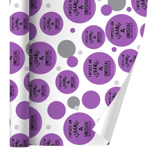 Beetlejuice Strange And Unusual Gift Wrap 30" x 72" - 1 of 4