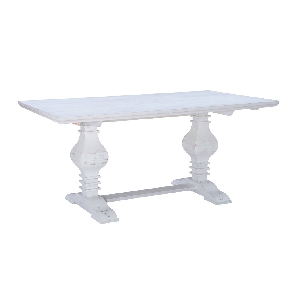 Photos - Dining Table Doherty Traditional  White - Powell