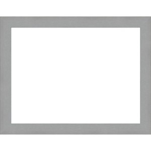 Amanti Art Brushed Black Framed Dry Erase Magnetic Board - 1 of 4