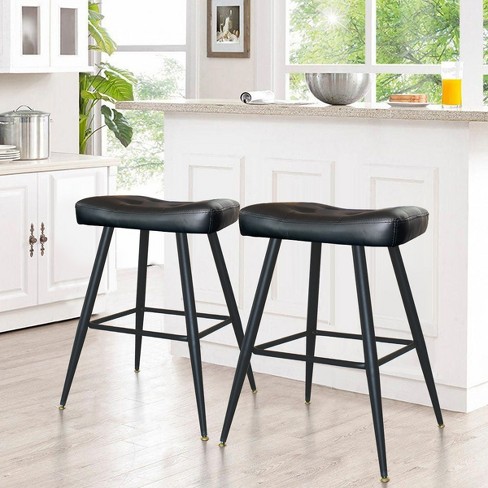 Backless saddle counter discount stools