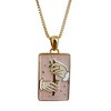 Queen of Wands Tarot Pendant Necklace in Gold, Rose Gold, Silver - Honeycat - 4 of 4