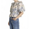 Women's Oversized Collar Blouse - Aureum S - 3 of 3
