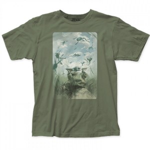Mens Star Wars The Mandalorian Grogu Playing with Food T-Shirt - 1 of 2