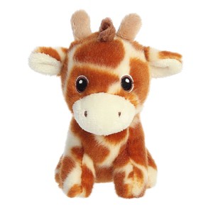 Aurora Mini Giraffe Eco Nation Eco-Friendly Stuffed Animal Brown 5" - 1 of 4