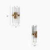 LNC Tadonipkeseismo 2-Lights 6" Luxury and Glam Crystal Wall Lights, Gold - 4 of 4