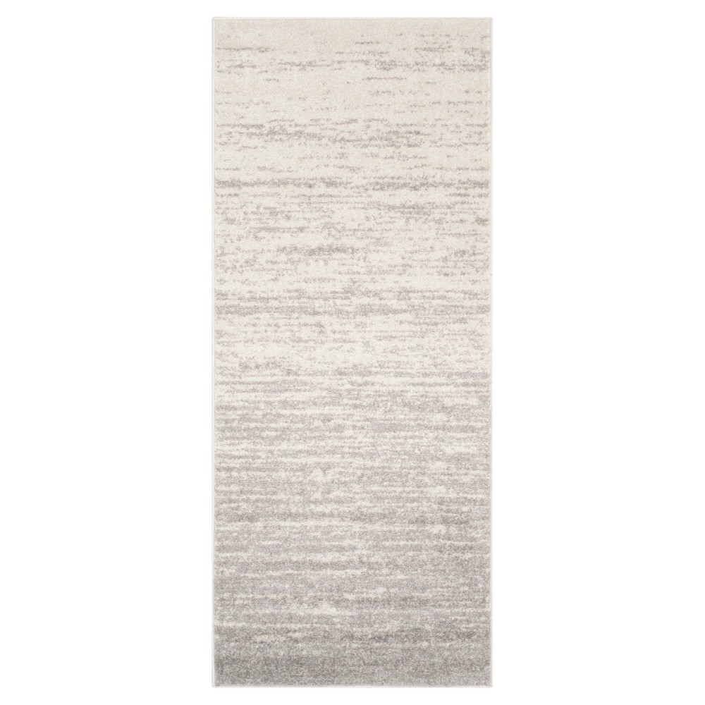 Norris Accent Rug - Ivory/Silver (2'6inx6') - Safavieh