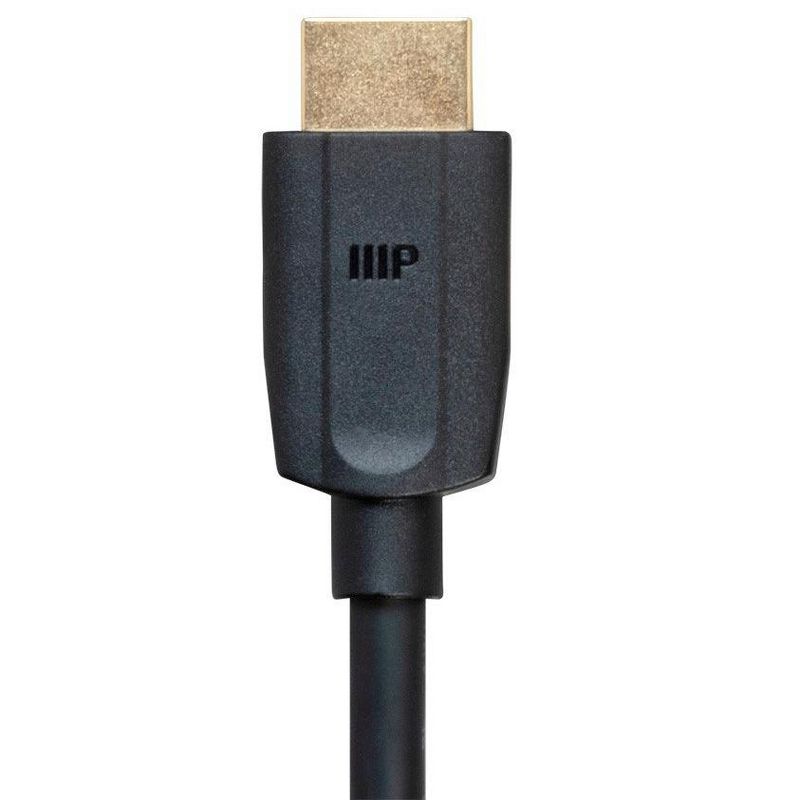 Monoprice 8K HDMI Cable - 8 Feet - Black | Ultra High Speed, 8K@60Hz, Dynamic HDR, 48Gbps, eARC, Compatible with PS 5 / PS 5 Digital Edition / Xbox, 4 of 5