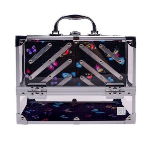 Caboodles Neat Freak Train Case - Social Butterfly Print - 1 of 3