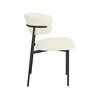 Meridian Furniture,Lupita Vegan Leather Dining Chair, Set of 2 - 4 of 4