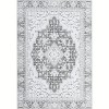 Washable Vintage Area Rug, Low-Pile Non-Slip Foldable Carpet, Soft Indoor Printed Rug for Living Room Dining Room Bedroom - 2 of 4
