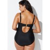 Swimsuits for All Women's Plus Size Ruched Underwire One Piece Swimsuit - image 3 of 4