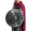HalloweenCostumes.com   18" Round Shield, Orange/Gray - 2 of 2