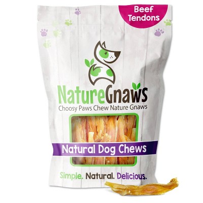 Nature Gnaws Tendon Bites 2-4" Beef Dog Treats - 24ct