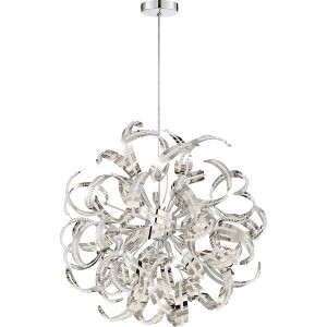 Quoizel Lighting Ribbons 12 - Light Pendant in  Crystal Chrome - 1 of 4