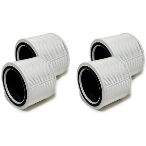Nispira Core 200S 3-in-1 HEPA Activated Carbon Filter Replacement For LEVOIT Air Purifier Core 200S-RF, 4 Packs - 1 of 4