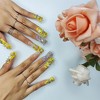 Vynxaria Yellow Transform Your Look Instantly with Wearable Nails Size M - 4 of 4