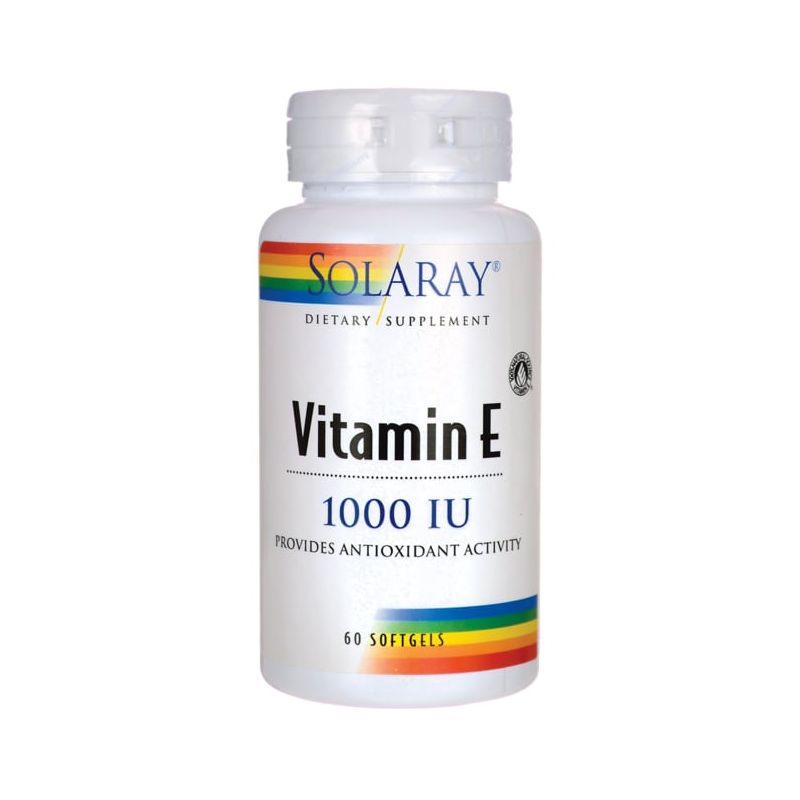 Solaray Vitamin E 1,000 Iu Softgel 60ct, 1 of 4