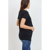 Women's Short Sleeve Maternity Tee - Hello Miz - 3 of 4