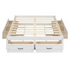 ALEXOUN Wooden Bed Frame with 6 Storage Drawers,Without Headboard Design,Slat Support,No Box Spring Needed,Easy Assembly - 4 of 4