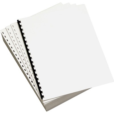 Domtar Custom Cut-Sheet Copy Paper 20 lb 8 1/2 x 11 White 19-Hole 500 sheets/RM 851191