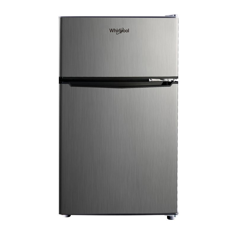 Whirlpool 3.1 cu ft Mini Refrigerator Stainless Steel WH31S1E, 1 of 15