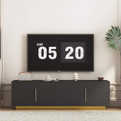 ORRD 68" Modern TV Stand with 16 Color LEDs