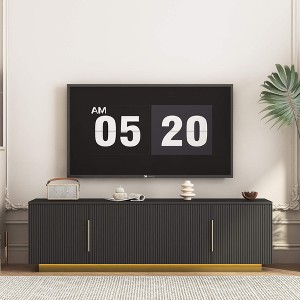 ORRD 68" Modern TV Stand with 16 Color LEDs - 1 of 4