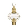 Livex Lighting Newburyport 1 - Light Post Light in  Antique Brass - 2 of 2