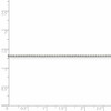 Black Bow Jewelry 1.1mm Sterling Silver Solid Diamond Cut Rope Chain Anklet, 9 Inch - 4 of 4