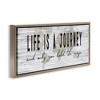 Stupell Industries Life Is a Journey Rustic World Map, 31" x 14" - 3 of 4