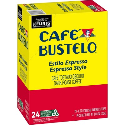 Cafe Bustelo Espresso Dark Roast Coffee Pods Target