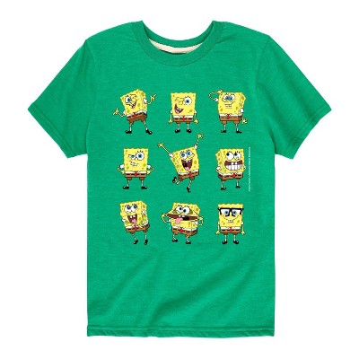 white green and yellow graphic tee