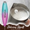 PowerLix Milk Frother Handheld Battery Operated Electric Whisk Foam Maker For Coffee With Stainless Steel Stand Included - 4 of 4