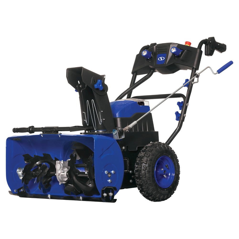 UPC 810829027214 product image for Snow Joe 80V 5.0Ah Cordless 2 Stage 3-Speed Snow Blower, Blue | upcitemdb.com