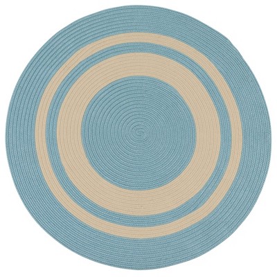 Colonial Mills Coronado Round - Federal Blue 6 Ft round Round Rug Indoor/Outdoor 100% Polypropylene