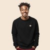 Dalix Cappuccino Embroidered Fleece Crewneck Long Sleeve Sweatshirt Mens - 2 of 4