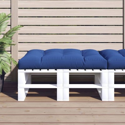 vidaXL Pallet Cushion Royal Blue 47.2 in.x31.5 in.x4.7 in. Fabric