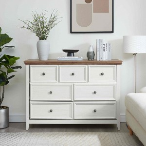Airsurfer Modern 7 Drawers Cabinet,Chest of Drawers Closet Organizers and Storage Clothes Storage Drawers Cabinet for Living Room, Farmhouse - 1 of 4