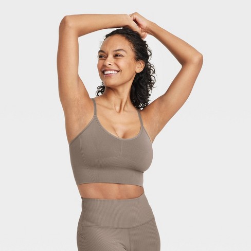 Women's Medium Support Seamless Cami Longline Sports Bra - All In Motion™ :  Target