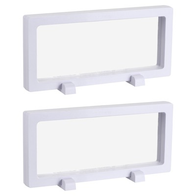 Unique Bargains Square TPU Film 3D Display Jewelry Box 2 Pcs