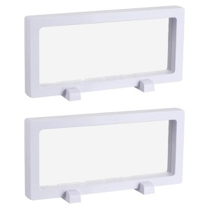 Unique Bargains Square TPU Film 3D Display Jewelry Box 2 Pcs - 1 of 4