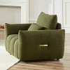 39.7"Modern Teddy Fabric Sofa - Versatile Lounge Chair for Apartment, Office, Living Room, and Bedroom - 3 of 4
