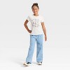 Girls' Short Sleeve Halloween Graphic T-Shirt - Cat & Jack™ - Cream - 4 of 4