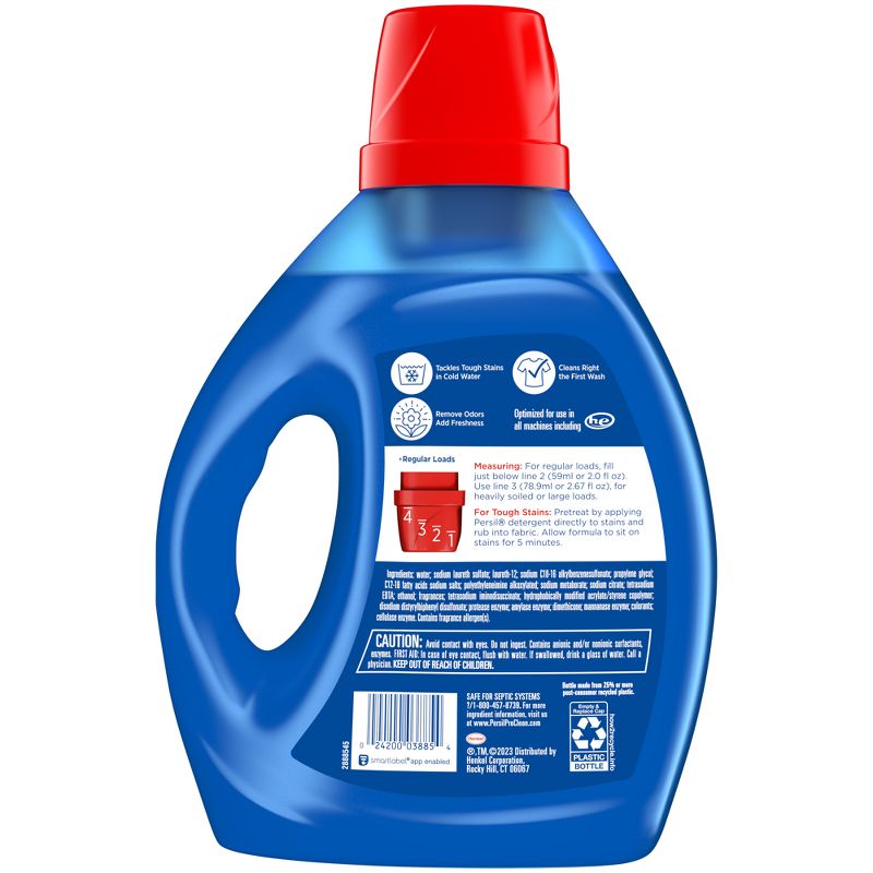 Persil 2in1 Odor Fighter Liquid Laundry Detergent - 100 fl oz, 2 of 10