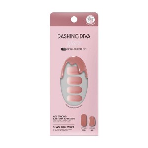Dashing Diva Glaze Semi-Cured Gel Nail Polish Strips - 32ct - 1 of 4