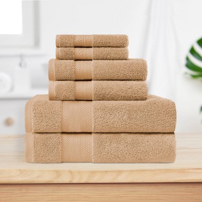 Hazelnut Turkish Cotton Plush Towel Set