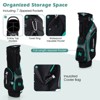 Ultimate Men's Complete Golf Club Set Golf Club Package Set incl 460CC with Rain Hood Blue/Green - 4 of 4