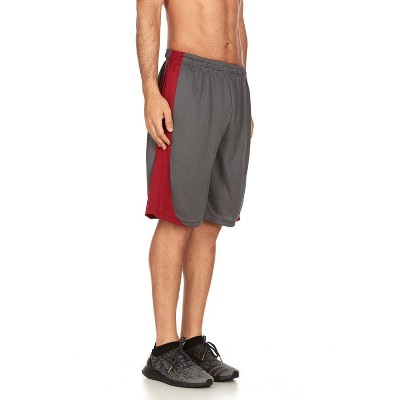 Mens Moisture Wicking Athletic Basketball & Gym Workout Shorts with Pockets